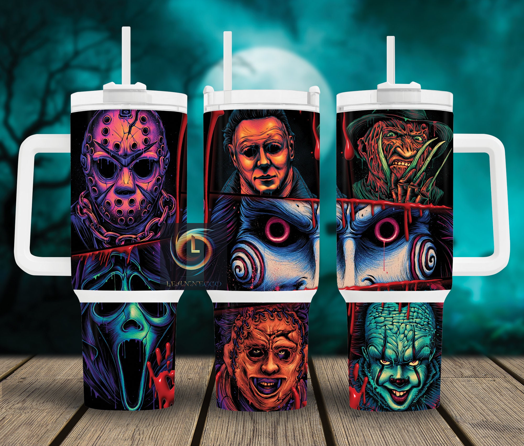 Serial Killers Horror Characters Movies Custom Stanley Cup 40 oz 30 oz Tumbler With HandleTVC2301998
