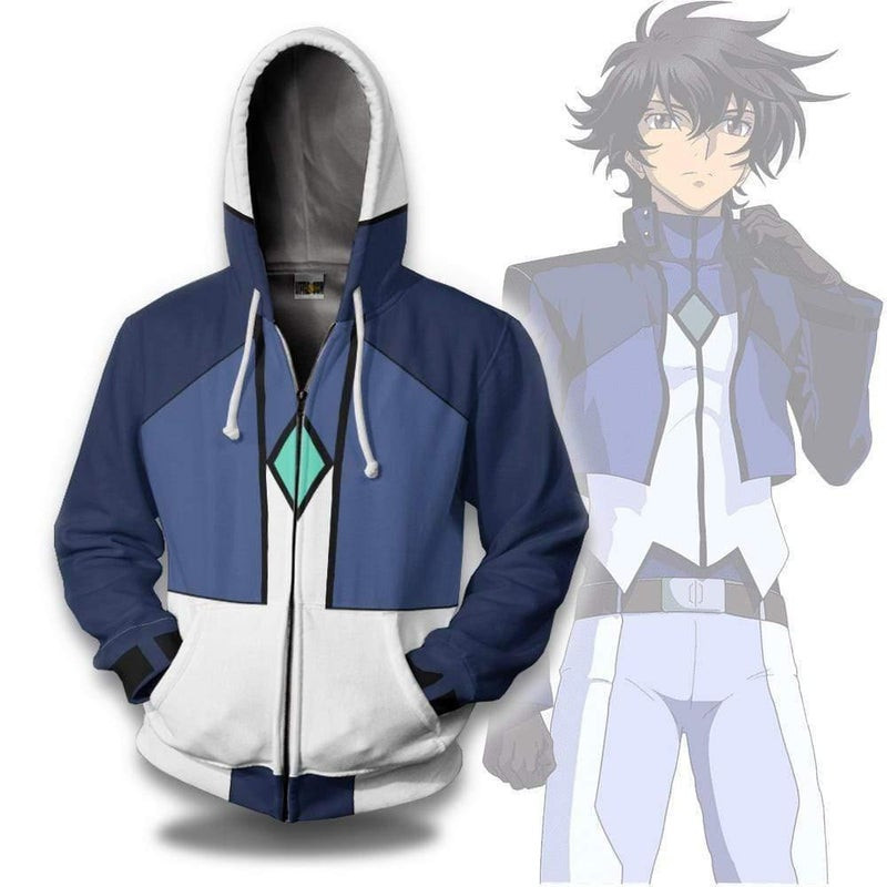 Setsuna F. Seiei Cosplay Costume Mobile Suit Gundam 3D All Over Print Hoodie, Zip Hoodie
