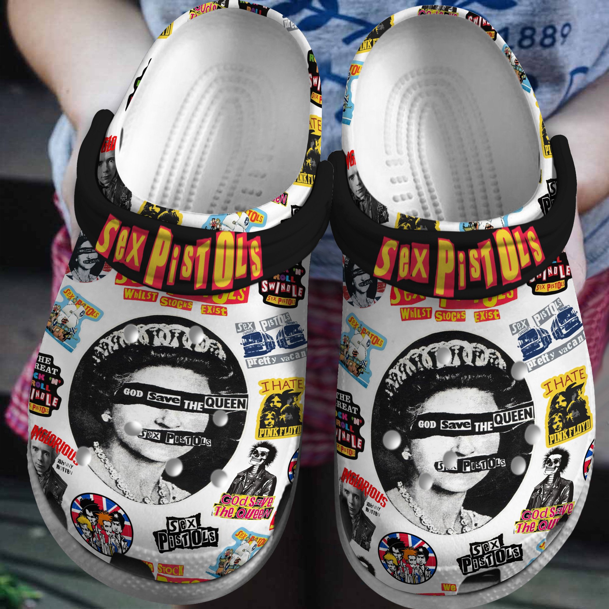 Sex Pistols Music Crocs Crocband Clogs Shoes Comfortable For Men Women and Kids