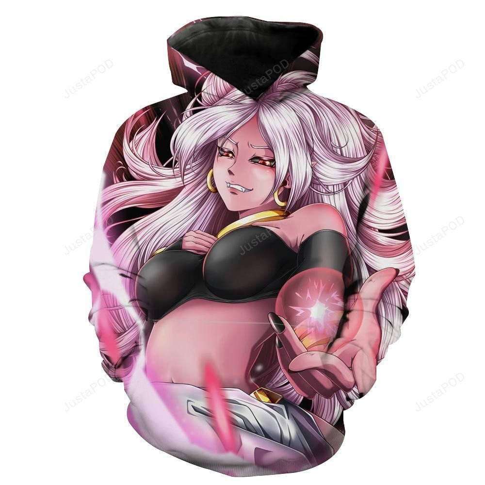 Sexy Android 21 Buu 3D All Over Print Hoodie, Zip Hoodie