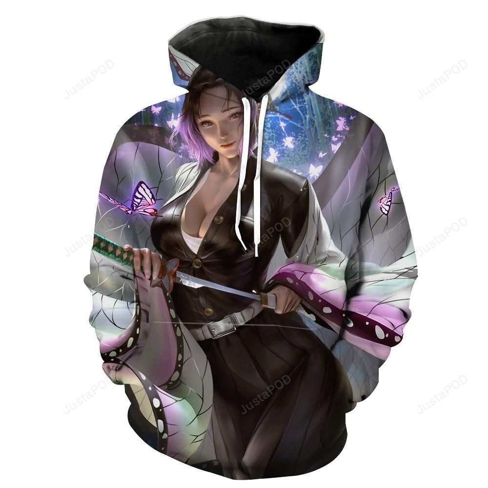 Sexy Demon Slayer 3D All Over Print Hoodie, Zip Hoodie