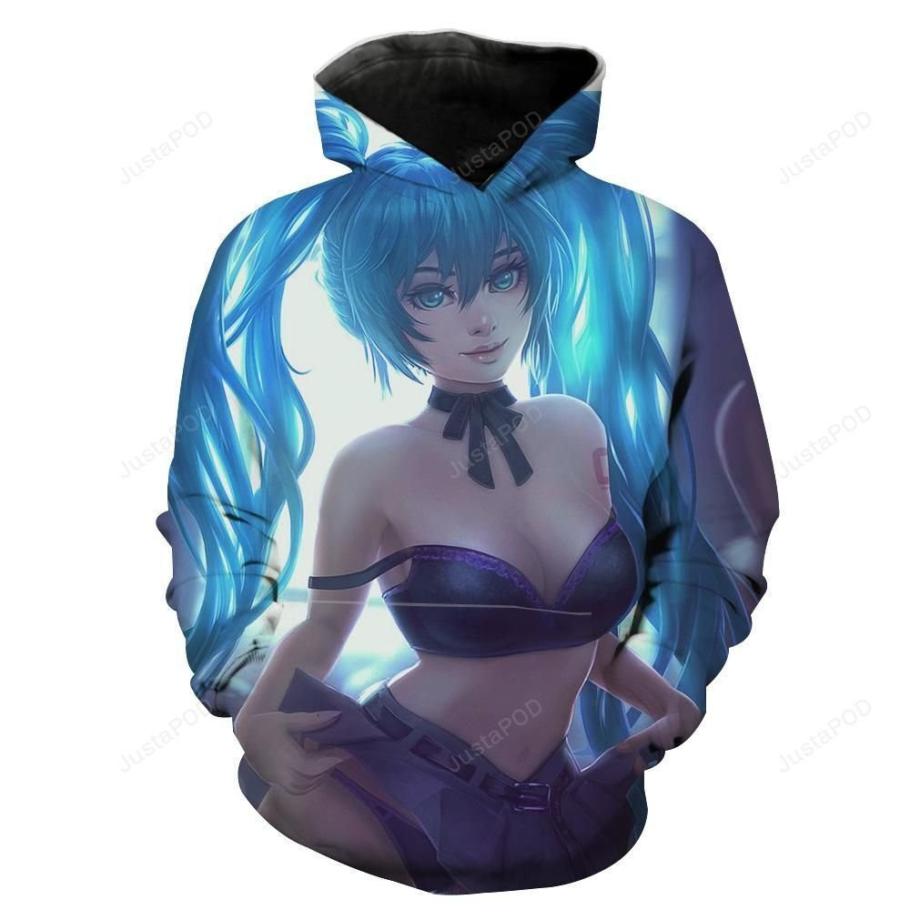 Sexy Sona 3D All Over Print Hoodie, Zip Hoodie