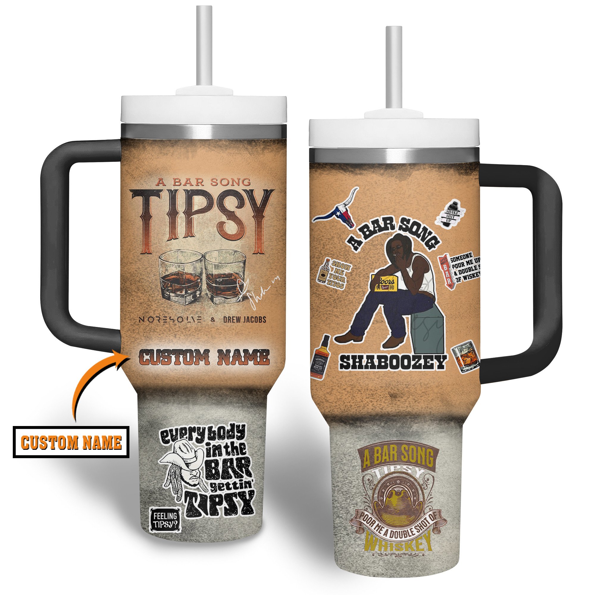 Shaboozey Music Custom Stanley Cup 40 oz 30 oz Tumbler With HandleTVC2301687