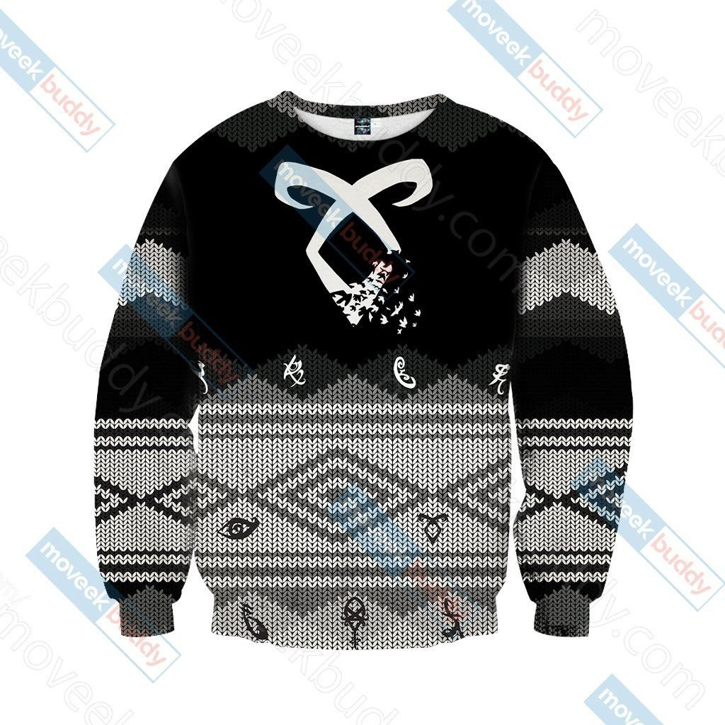Shadowhunters All Legend Are True For Unisex Ugly Christmas Sweater Adult 3D Funny Matching for family - Image 2
