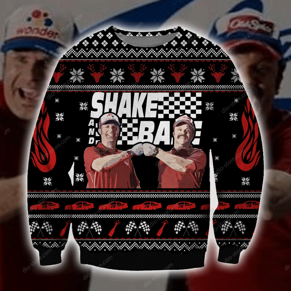 Shake And Bake Knitting Pattern 3D Print Ugly Christmas Sweater Adult 3D Funny Matching for family