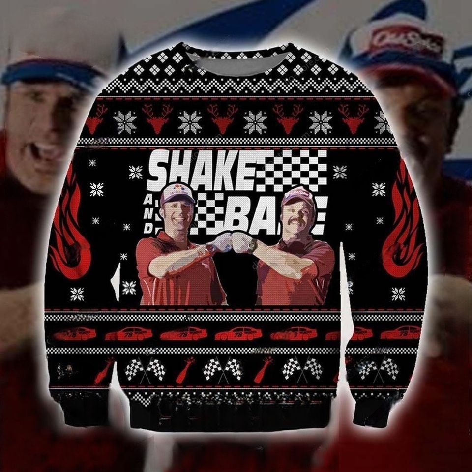 Shake And Bake Quotes 3D All Over Printed T-shirt, Sport Comedy Ugly Christmas Sweater