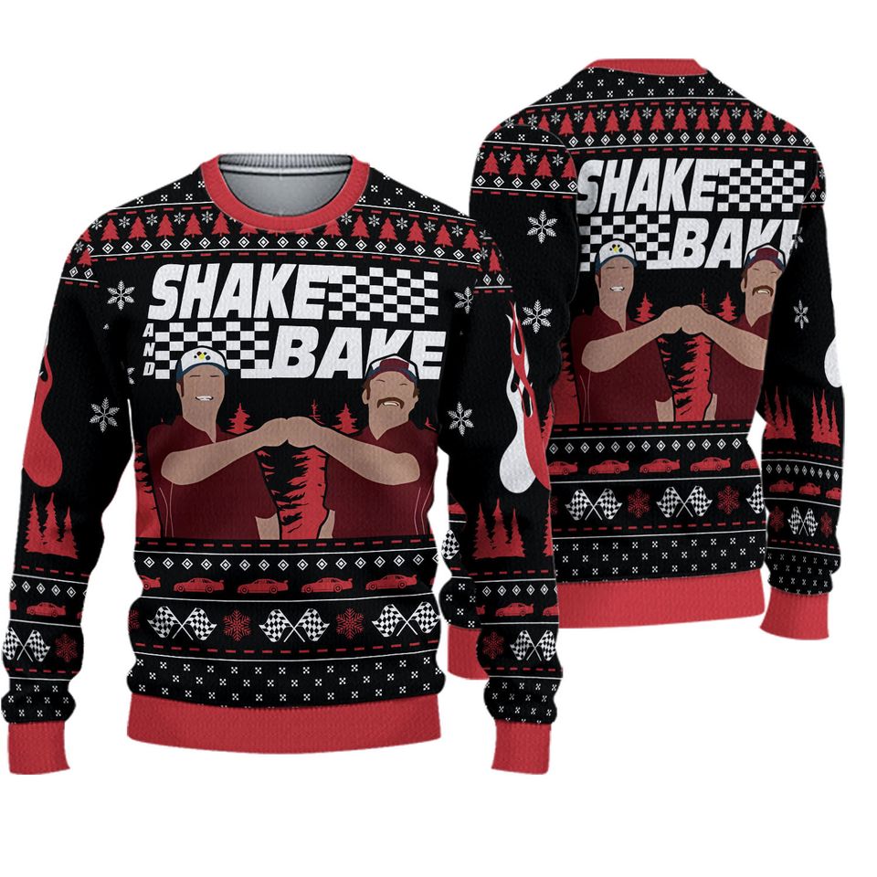 Shake And Bake Ugly Sweater, Christmas Talladega Nights The Ballad Of Ricky