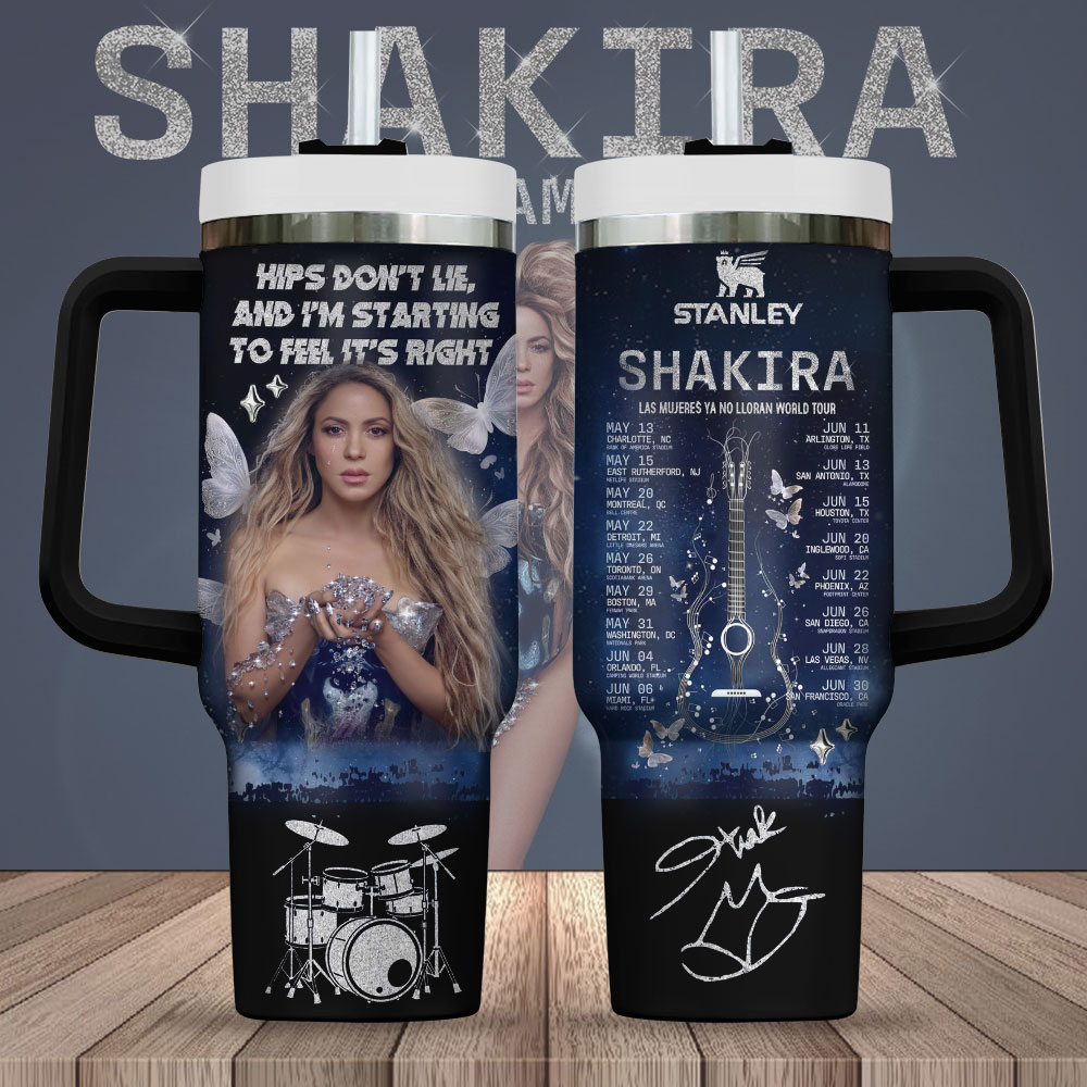 Shakira Music Custom Stanley Cup 40 oz 30 oz Tumbler With HandleTVC2301249