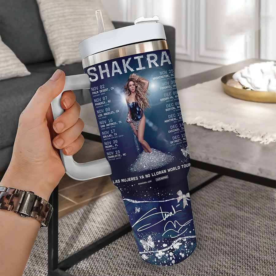 Shakira Music Custom Stanley Cup 40 oz 30 oz Tumbler With HandleTVC2301326
