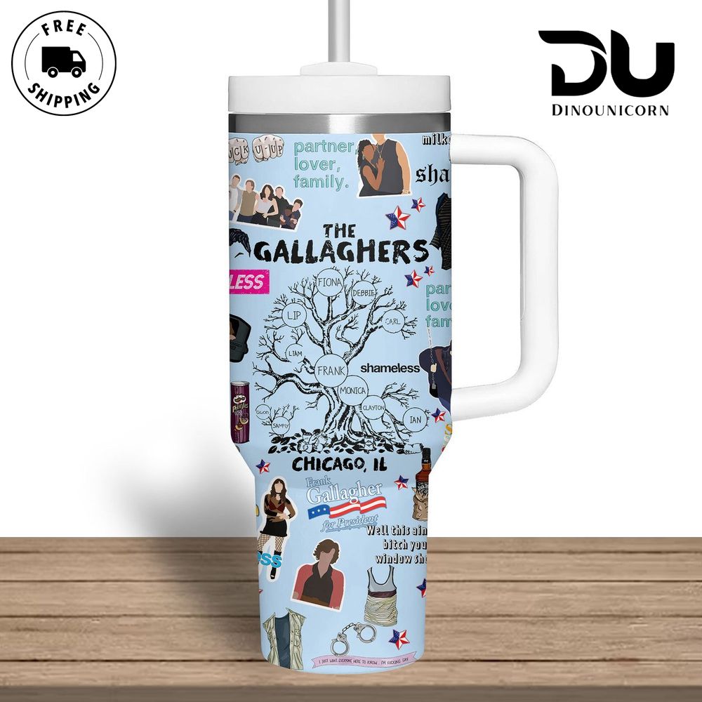 Shameless TV Series Custom Stanley Cup 40 oz 30 oz Tumbler With HandleTVC2301709 - Image 3