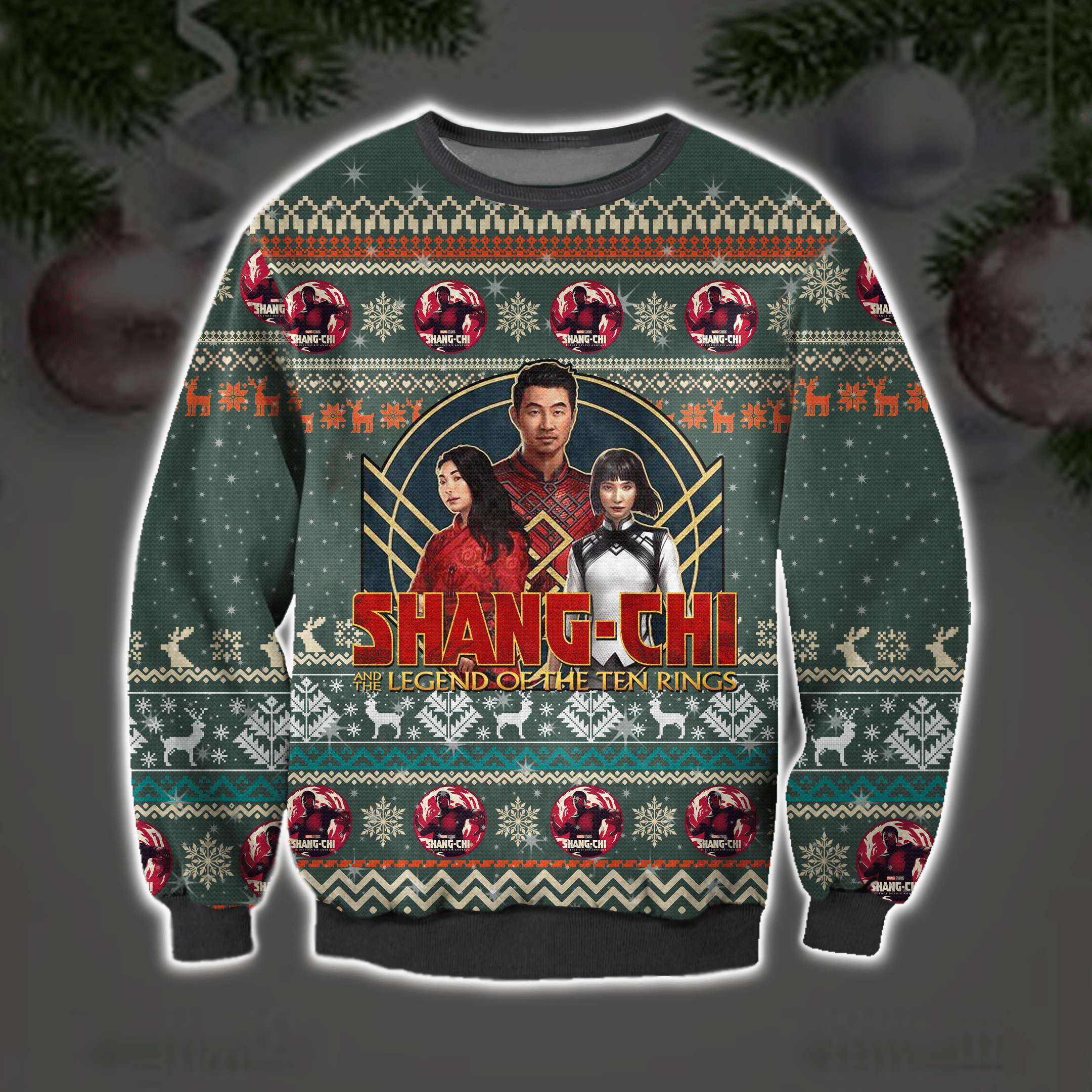 Shang-Chi And The Ten Rings Ugly Christmas Sweater Adult 3D Funny Matching for family