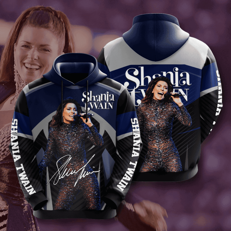 Shania Twain 3D All Over Print Hoodie, Zip Hoodie