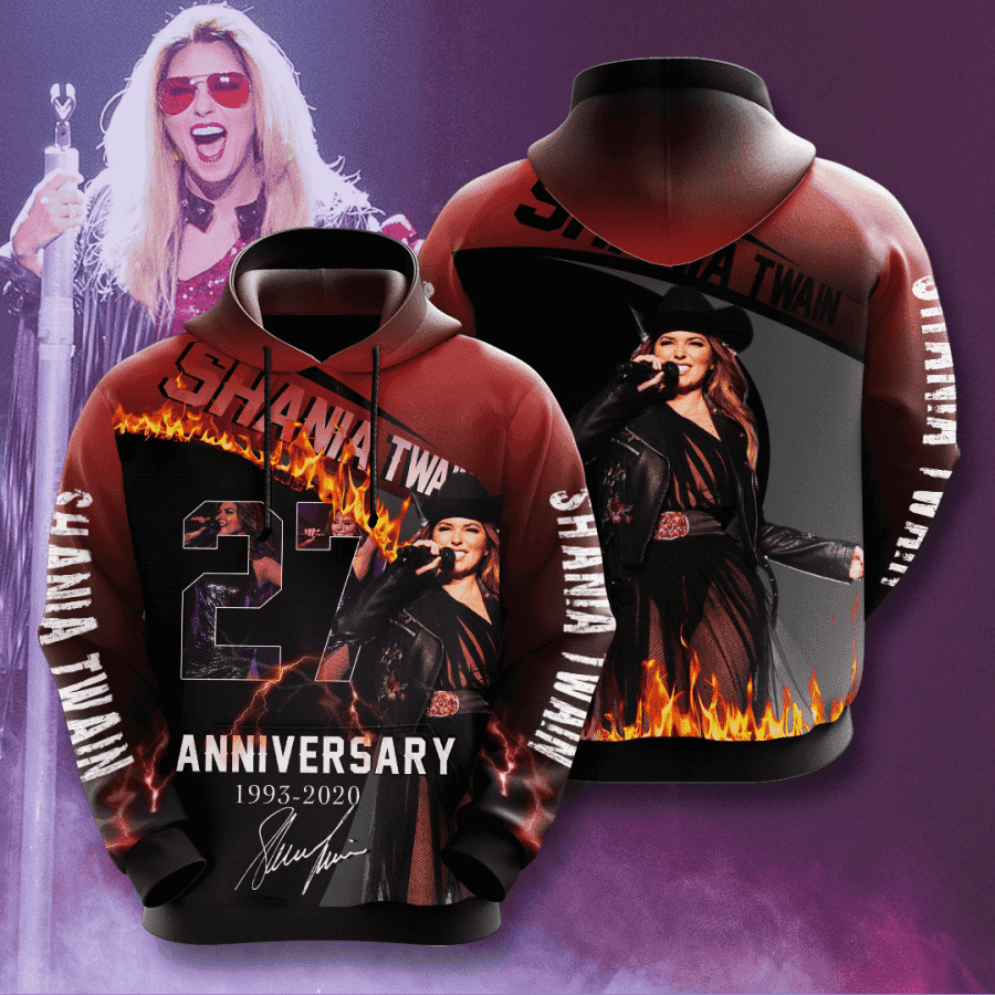 Shania Twain 3D All Over Print Hoodie, Zip Hoodie