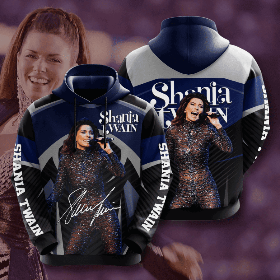 Shania Twain 3D All Over Print Hoodie, Zip Hoodie