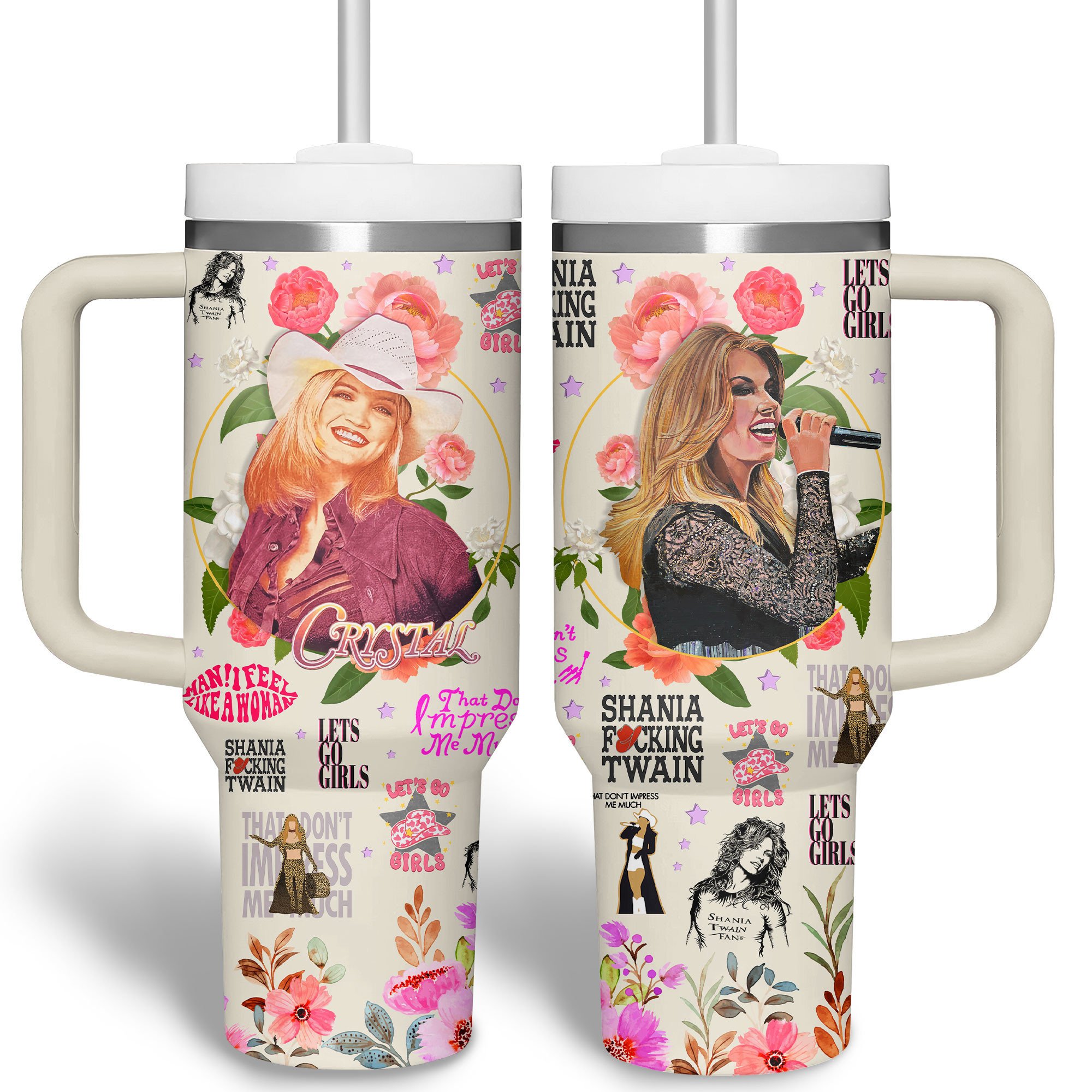 Shania Twain Music Custom Stanley Cup 40 oz 30 oz Tumbler With HandleTVC2301515