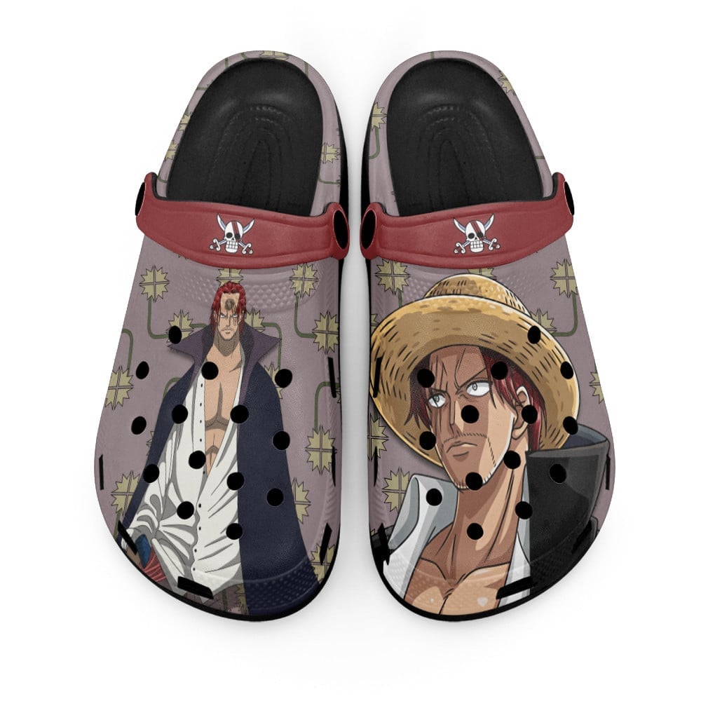 Shanks One Piece Anime Crocs Crocband Clogs Shoes Comfortable For Men Women and Kids