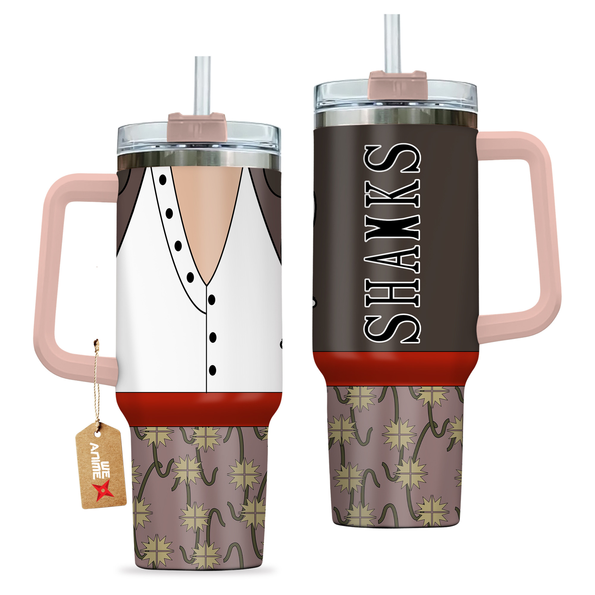 Shanks One Piece Anime Custom Stanley Cup 40 oz 30 oz Tumbler With HandleTVC2301139 - Image 2
