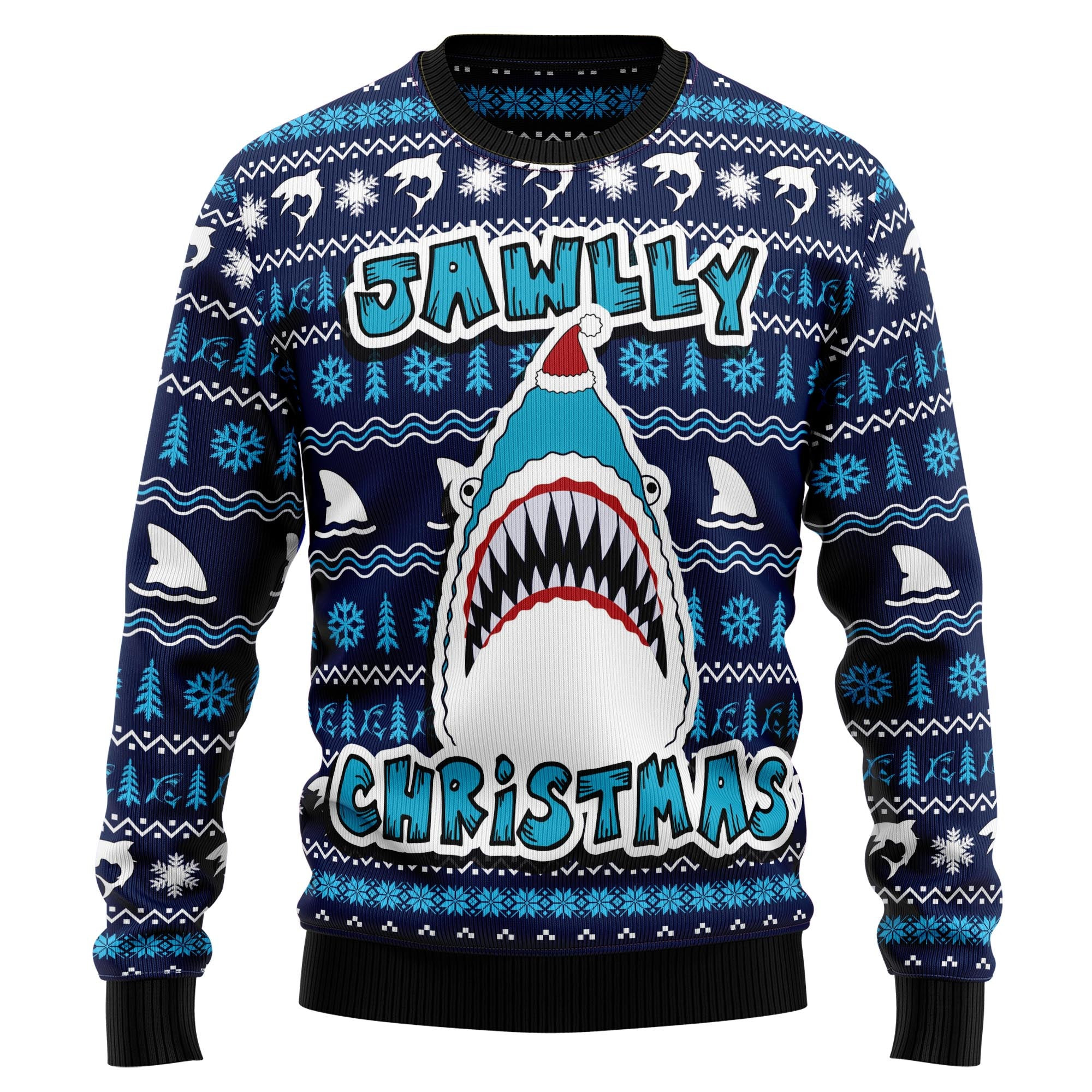 Shark Jawlly Christmas Ugly Christmas Sweater