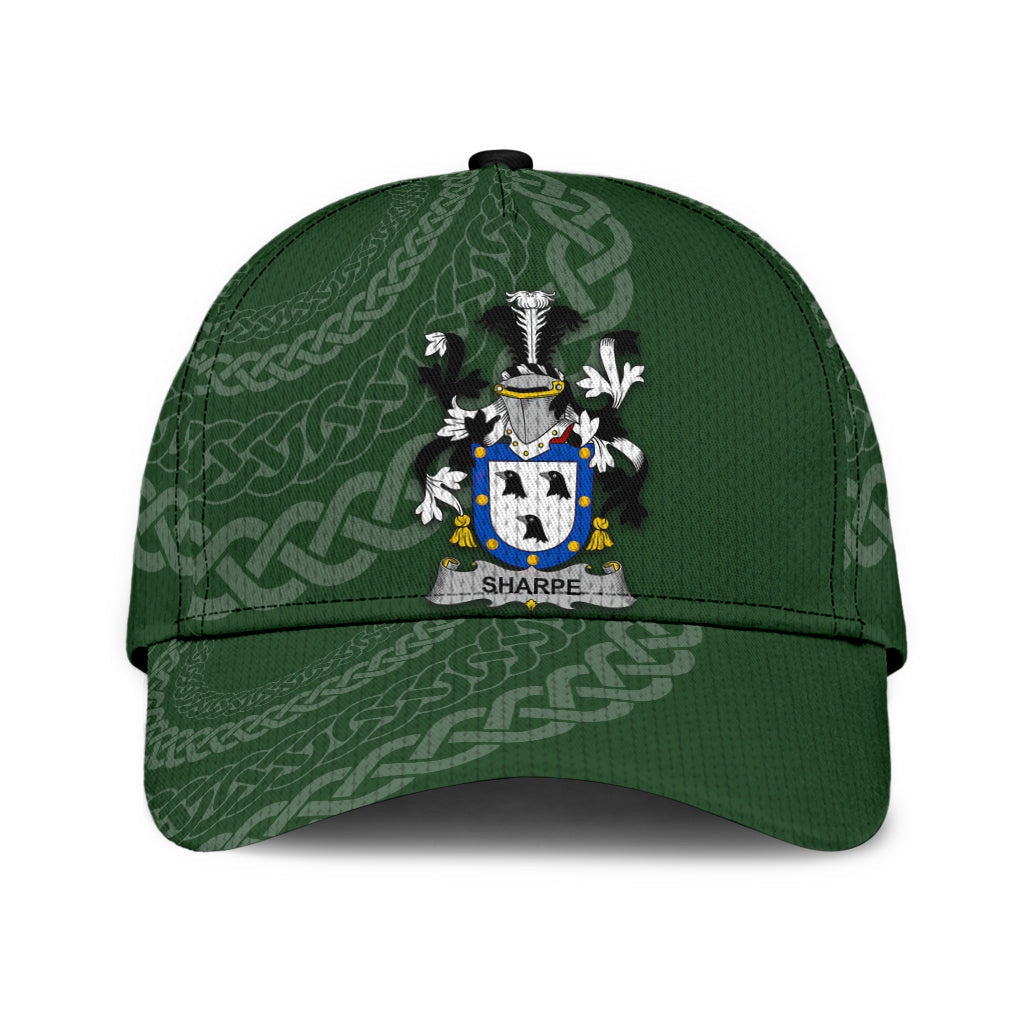 Sharpe Coat Of Arms - Irish Family Crest St Patrick's Day Hat Classic Cap Trucker Hats Custom Hats Gifts For Men & Women
