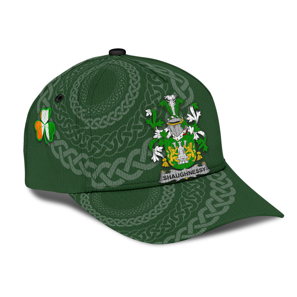 Shaughnessy Coat Of Arms - Irish Family Crest St Patrick's Day Hat Classic Cap Trucker Hats Custom Hats Gifts For Men & Women