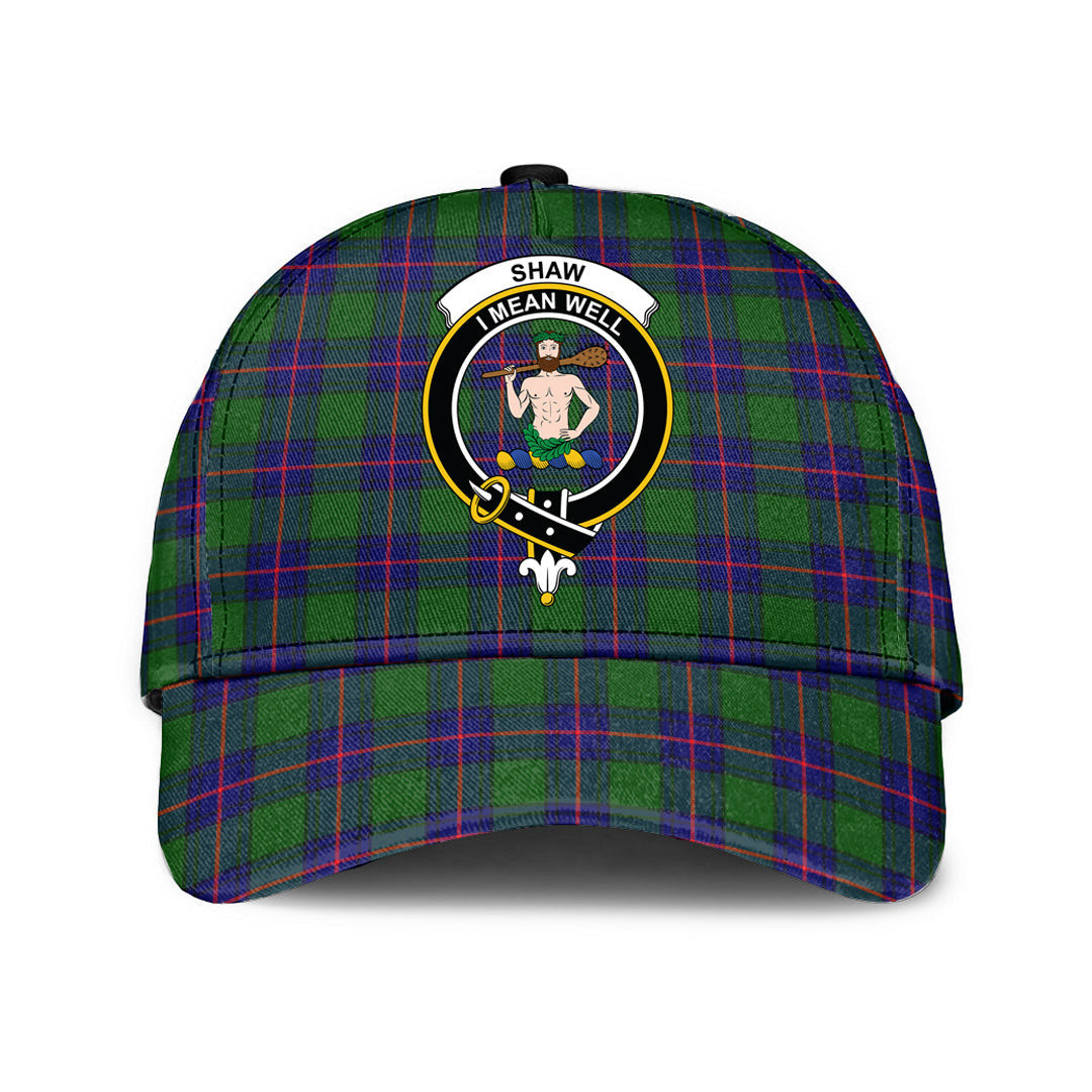 Shaw Modern Tartan Baseball Cap, Tartan Plaid Cap with Family Crest K23 Trucker Hats Custom Hats Gifts For Men & Women