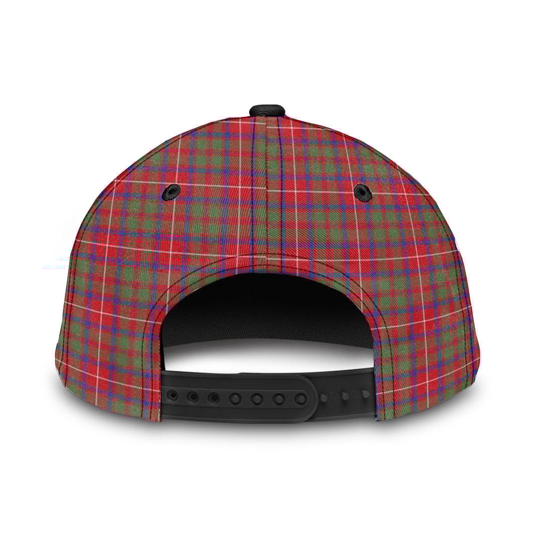 Shaw Red Modern Tartan Baseball Cap K23 Trucker Hats Custom Hats Gifts For Men & Women