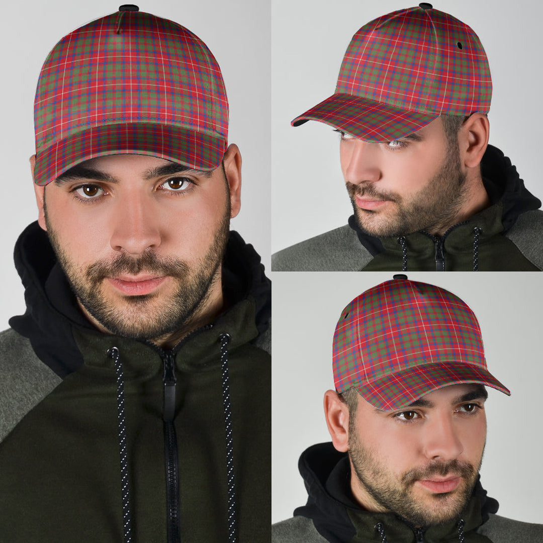 Shaw Red Modern Tartan Baseball Cap K23 Trucker Hats Custom Hats Gifts For Men & Women