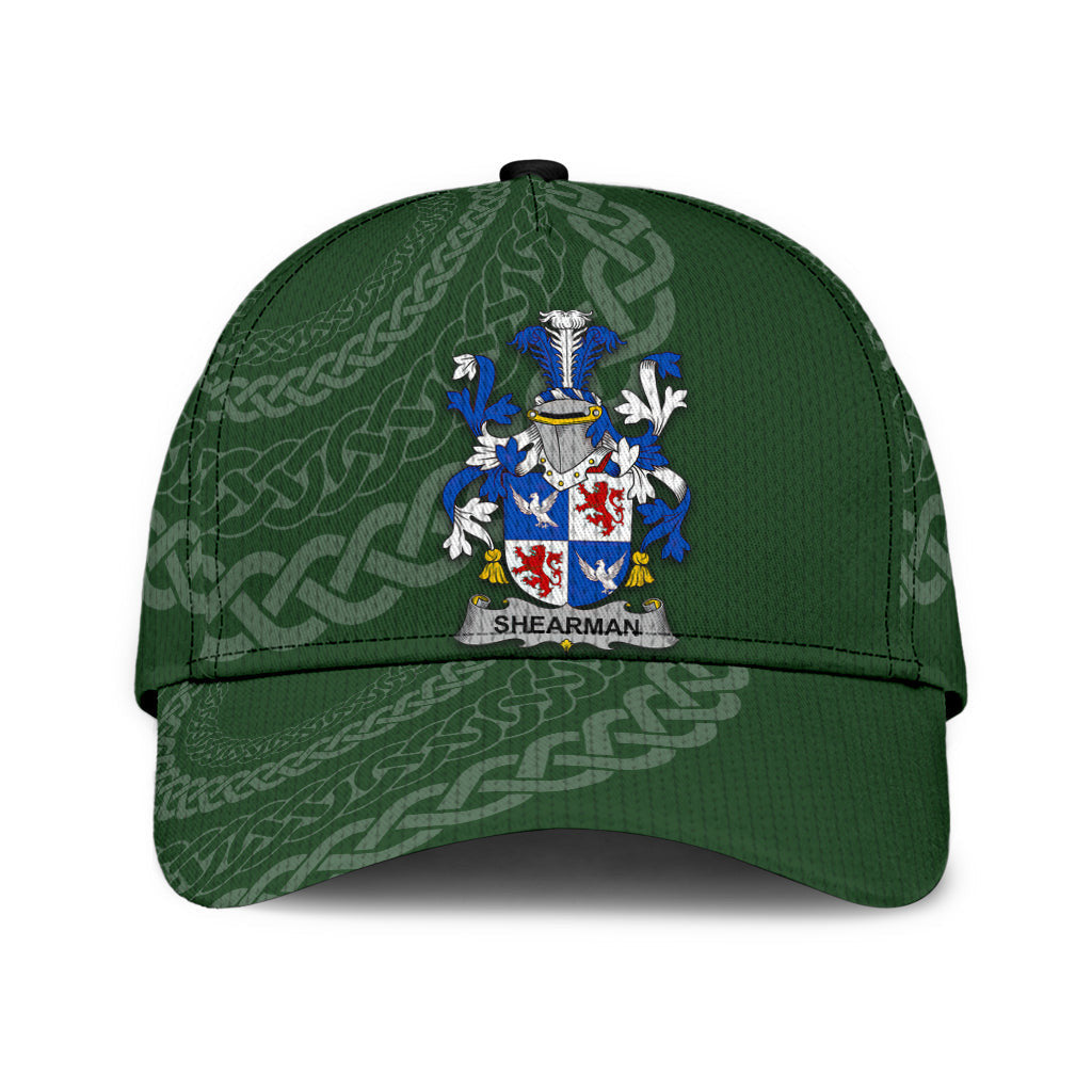 Shearman Coat Of Arms - Irish Family Crest St Patrick's Day Hat Classic Cap Trucker Hats Custom Hats Gifts For Men & Women