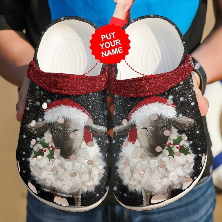 Sheep - Merry Christmas Custom Clog Shoes For Men And Women