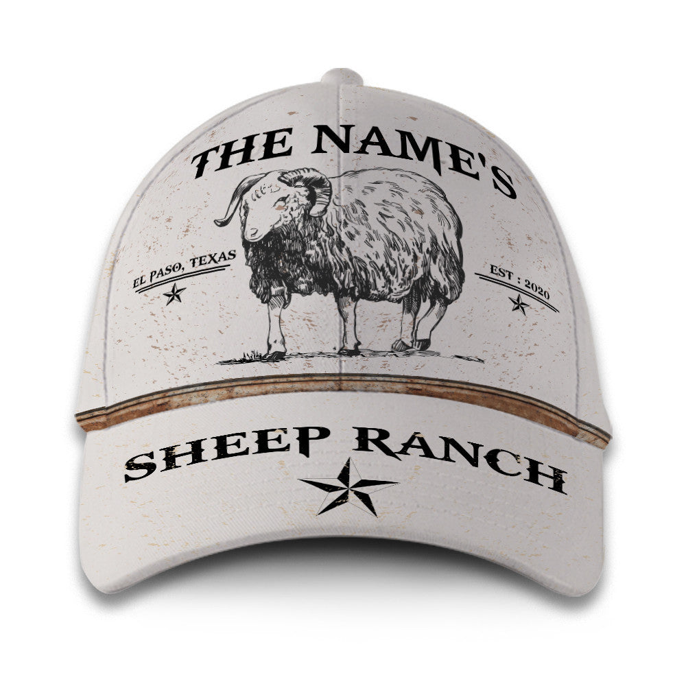 Sheep Ranch Customized Hat Classic Cap Trucker Hats Custom Hats Gifts For Men & Women