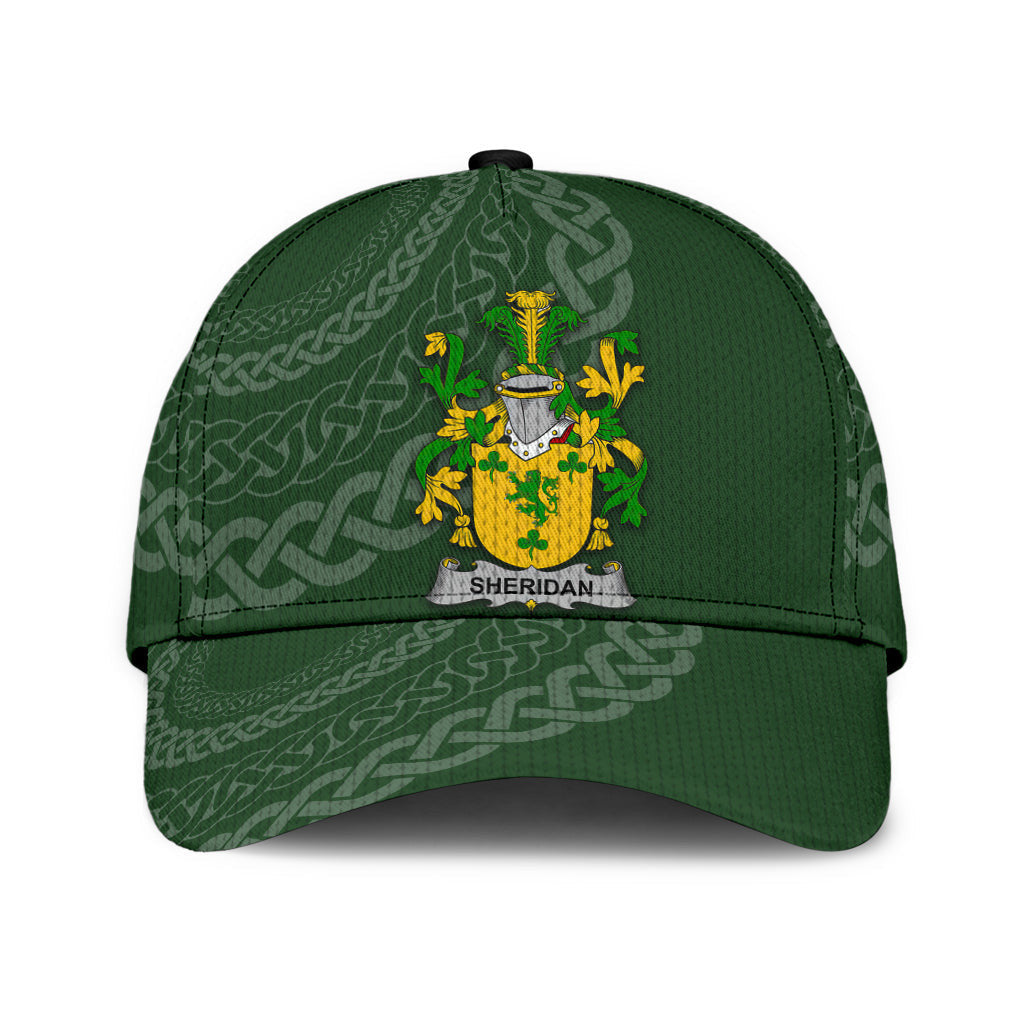 Sheridan Coat Of Arms - Irish Family Crest St Patrick's Day Hat Classic Cap Trucker Hats Custom Hats Gifts For Men & Women