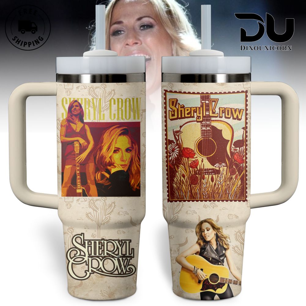 Sheryl Crow Music Custom Stanley Cup 40 oz 30 oz Tumbler With HandleTVC2301708
