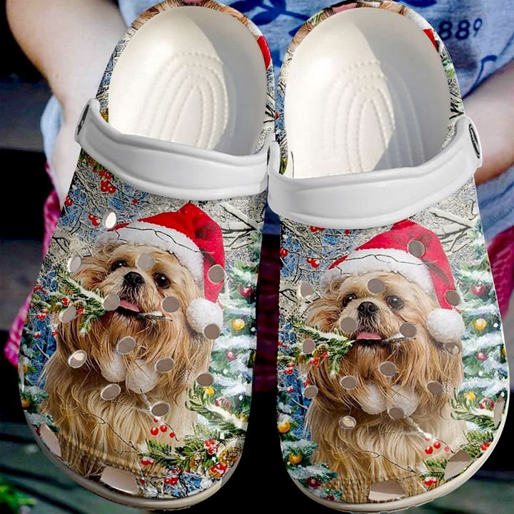 Shih Tzu Christmas Crocband Clog Shoes For Men Women