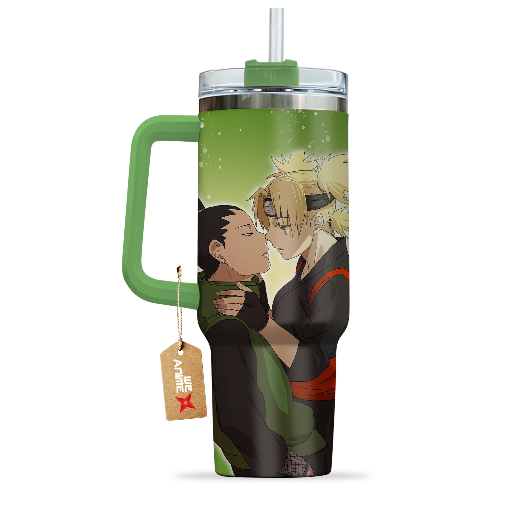 Shikamaru Nara & Temari Naruto Anime Valentine Custom Stanley Cup 40 oz 30 oz Tumbler With HandleTVC2301168 - Image 3
