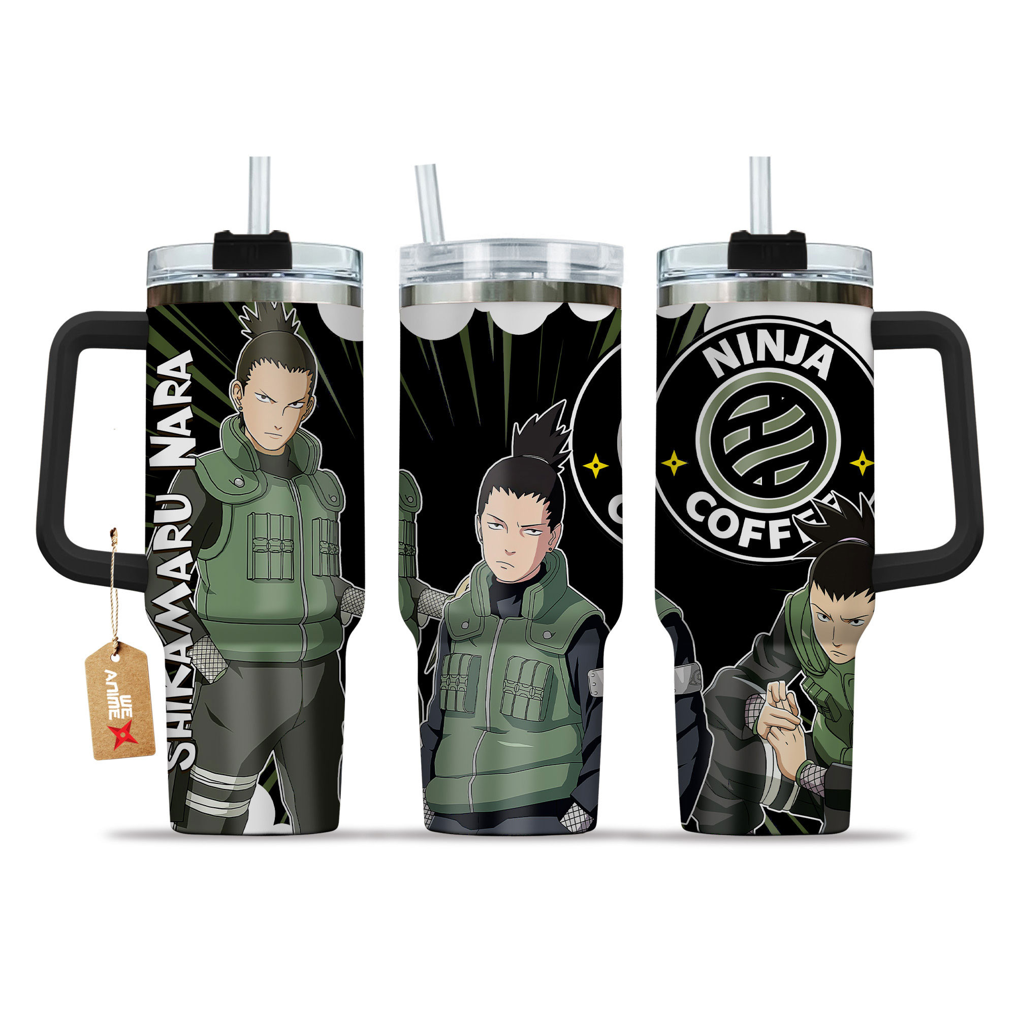 Shikamaru Nara Naruto Anime Custom Stanley Cup 40 oz 30 oz Tumbler With HandleTVC2301151