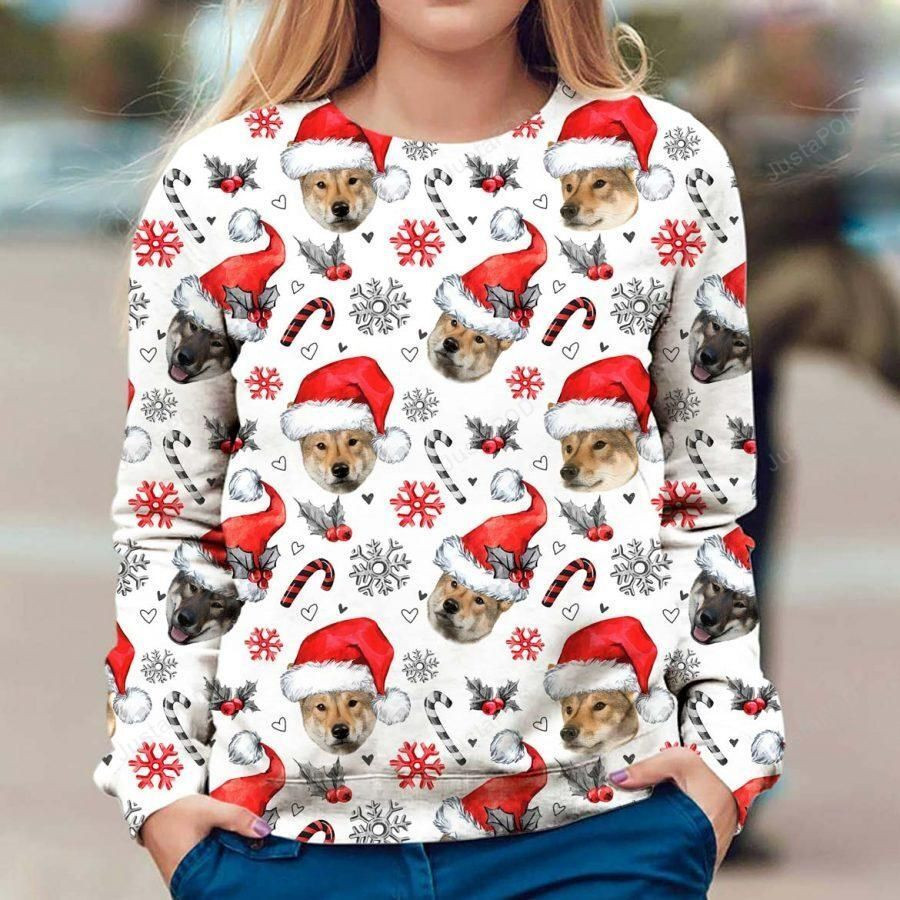 Shikoku Ugly Christmas Sweater Adult 3D Funny Matching for family