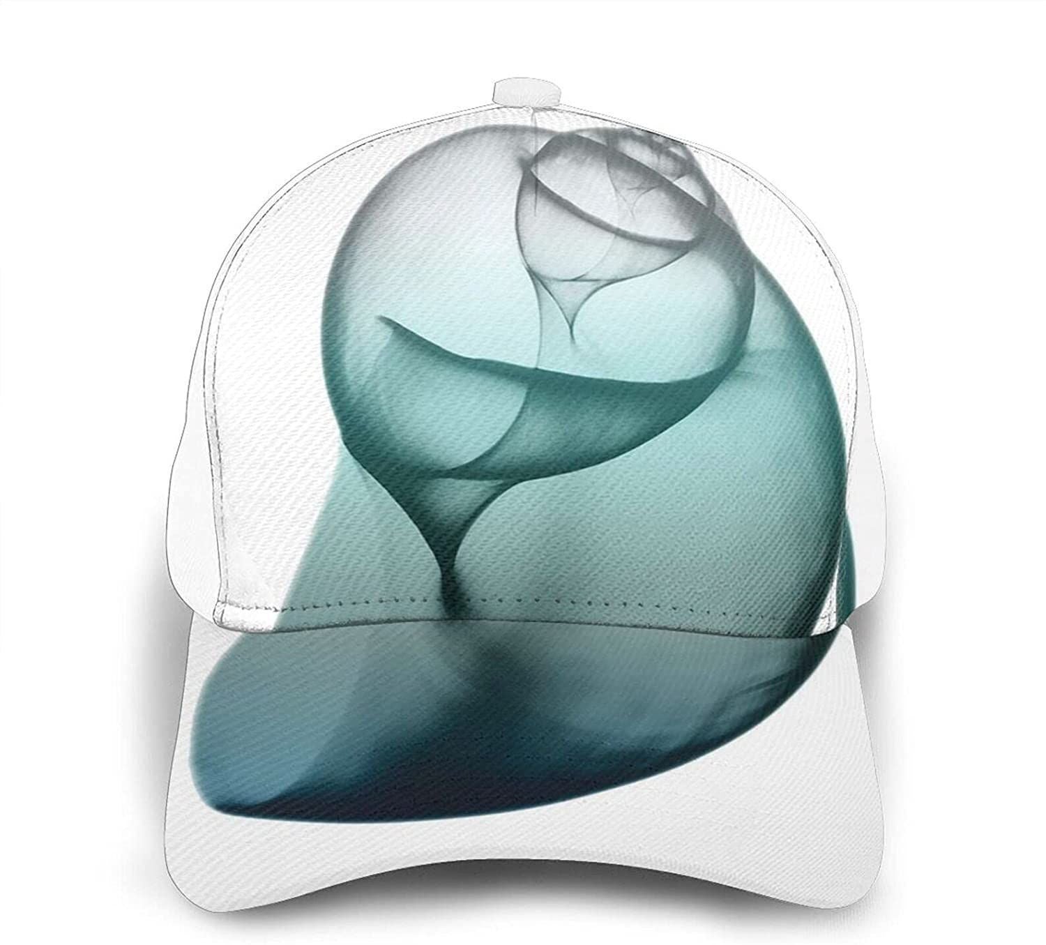 Shimmering Snail Print Classic Baseball 3D Cap Adjustable Twill Sports Dad Hats for Unisex Trucker Hats Custom Hats Gifts For Men & Women