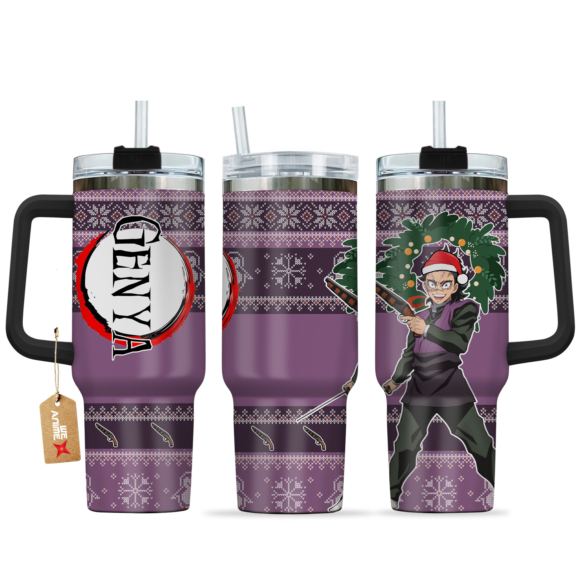Shinazugawa Genya Demon Slayer Anime Custom Stanley Cup 40 oz 30 oz Tumbler With HandleTVC2301159