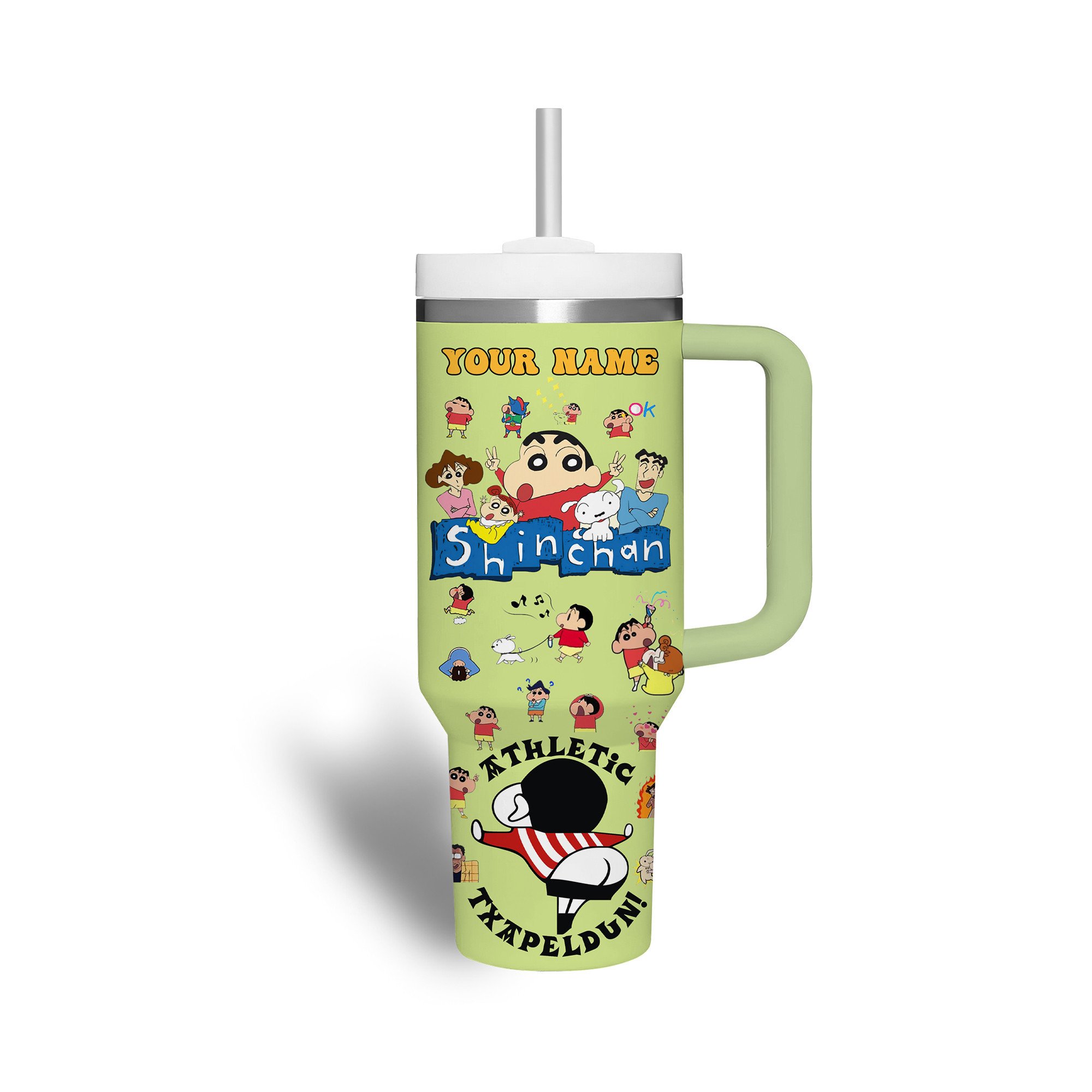 Shinchan Cartoon Custom Stanley Cup 40 oz 30 oz Tumbler With HandleTVC2301686 - Image 2