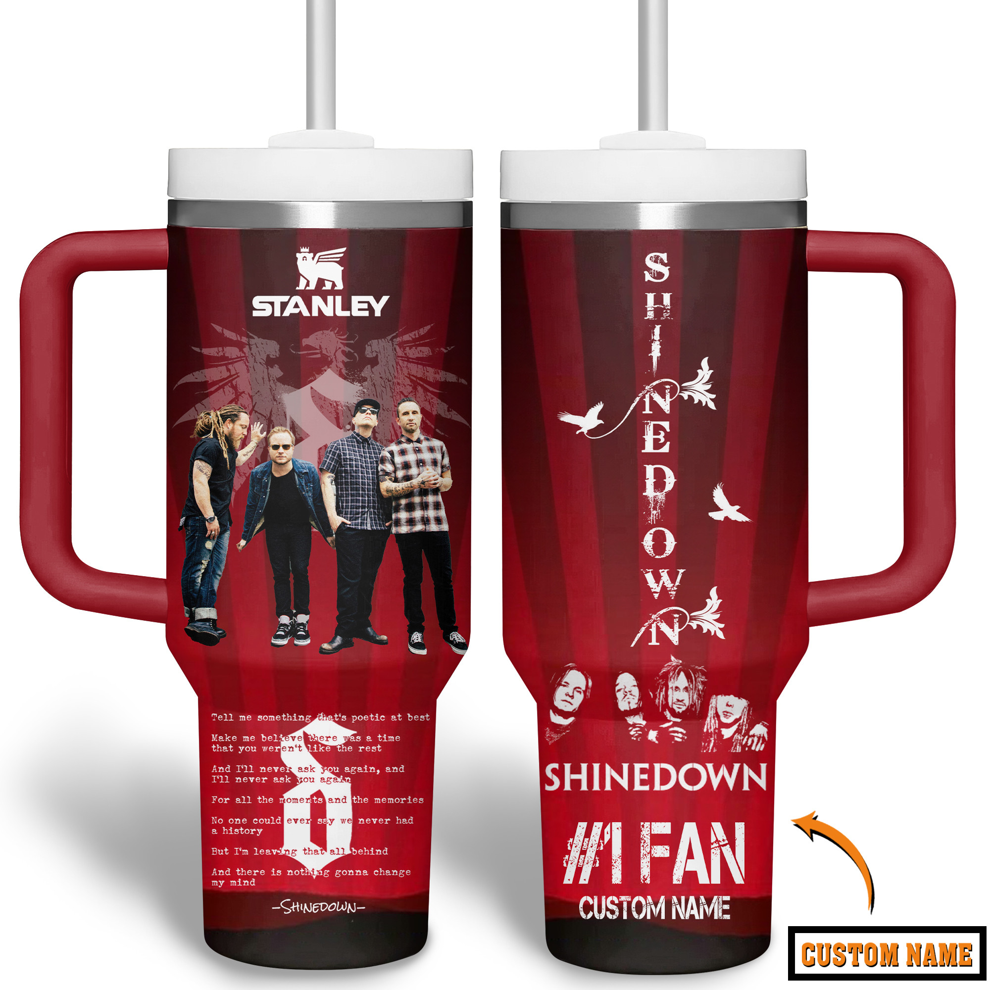 Shinedown Music Custom Stanley Cup 40 oz 30 oz Tumbler With HandleTVC2301178 - Image 2