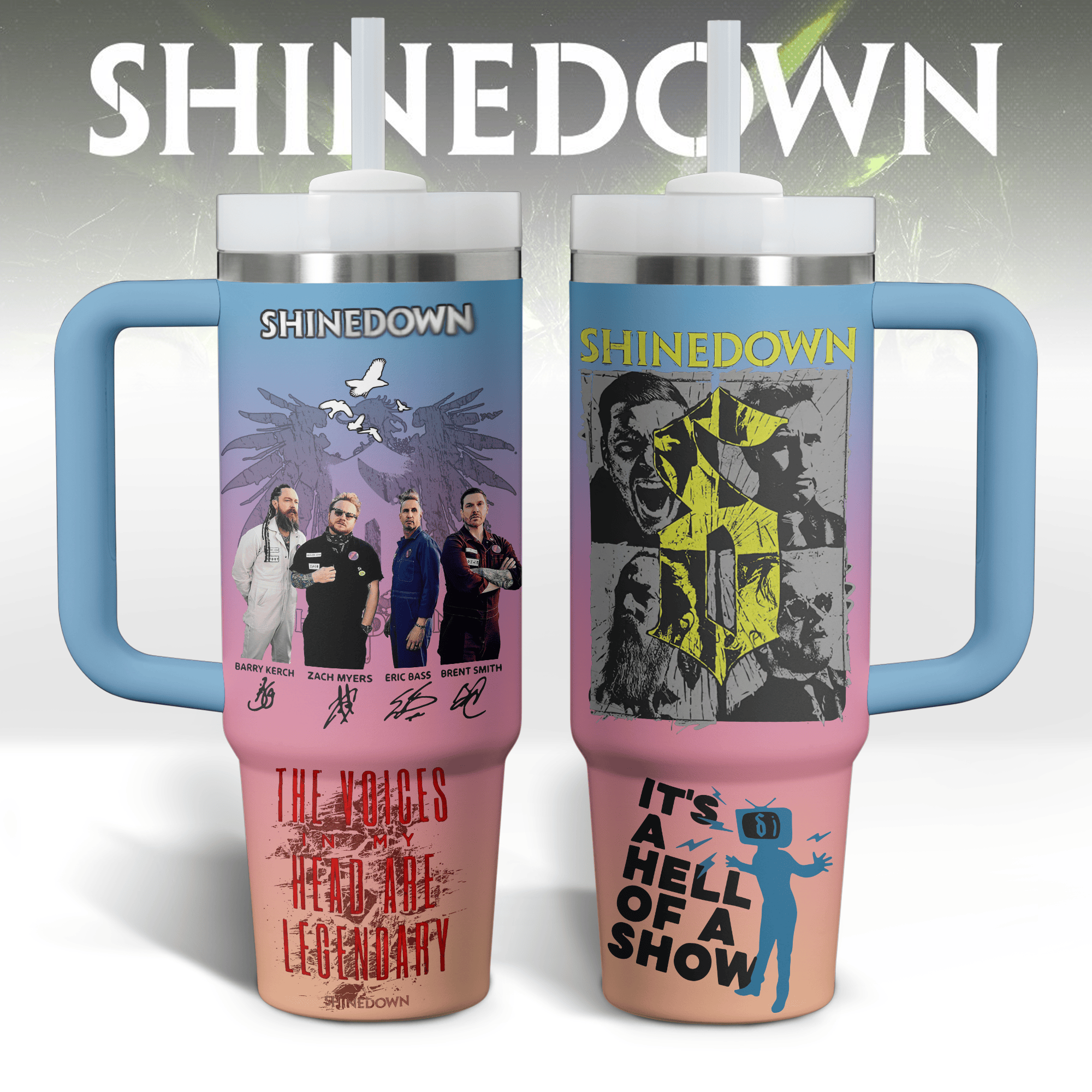 Shinedown Music Custom Stanley Cup 40 oz 30 oz Tumbler With HandleTVC2301767