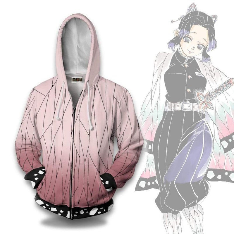 Shinobu 3D All Over Print Hoodie, Zip Hoodie