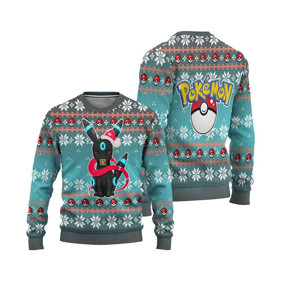 Shiny Umbreon Ugly Christmas Sweater