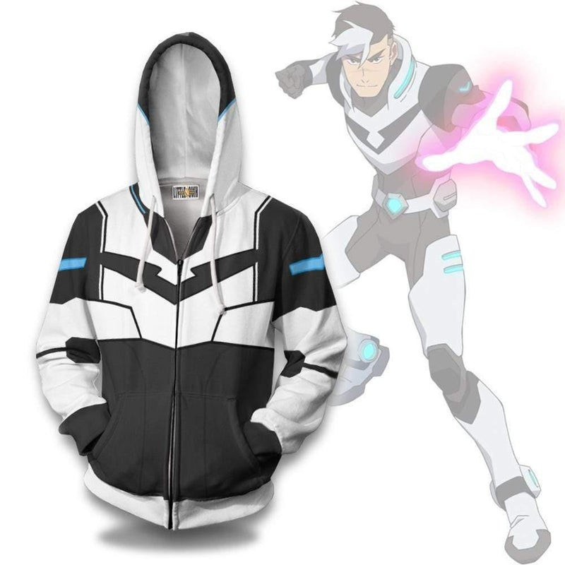 Shiro Cosplay Costume Voltron Legendary Defender 3D All Over Print Hoodie, Zip Hoodie