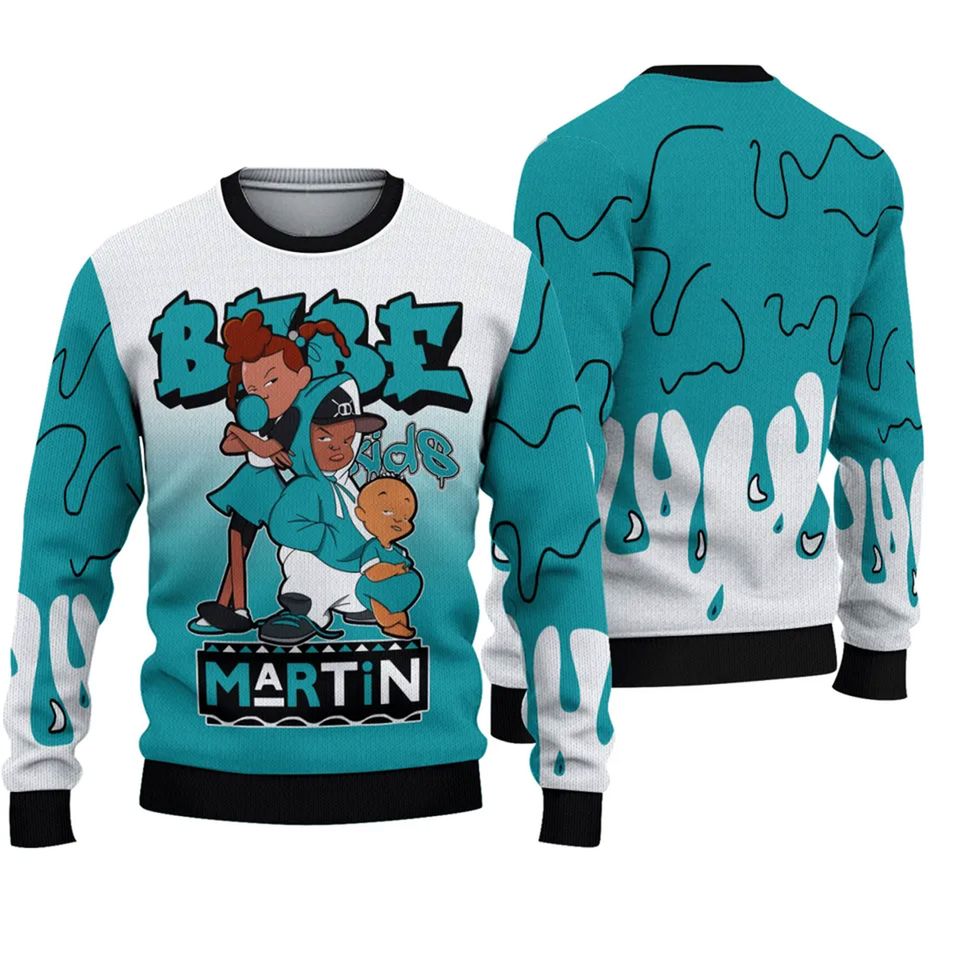 Shirt To Match Air Griffey Max 1 Aquamarine Martin Bebe's Kids 90s Melanin Ugly Sweater