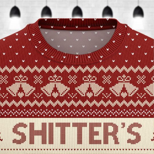 Shitter's Full Ugly Christmas Sweater, Cousin Eddie Xmas Shirt, Xmas Sarcastic Sweatshirt - Image 16
