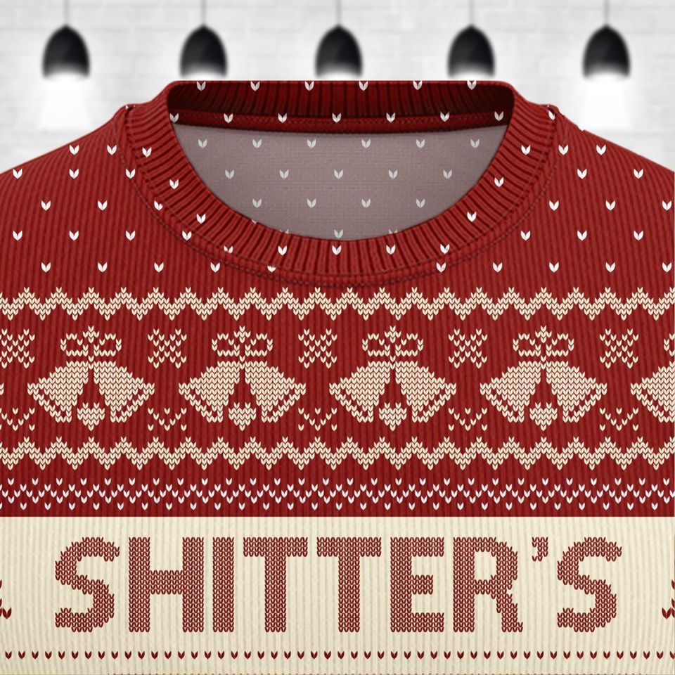 Shitter's Full Ugly Christmas Sweater, Cousin Eddie Xmas Shirt, Xmas Sarcastic Sweatshirt - Image 6