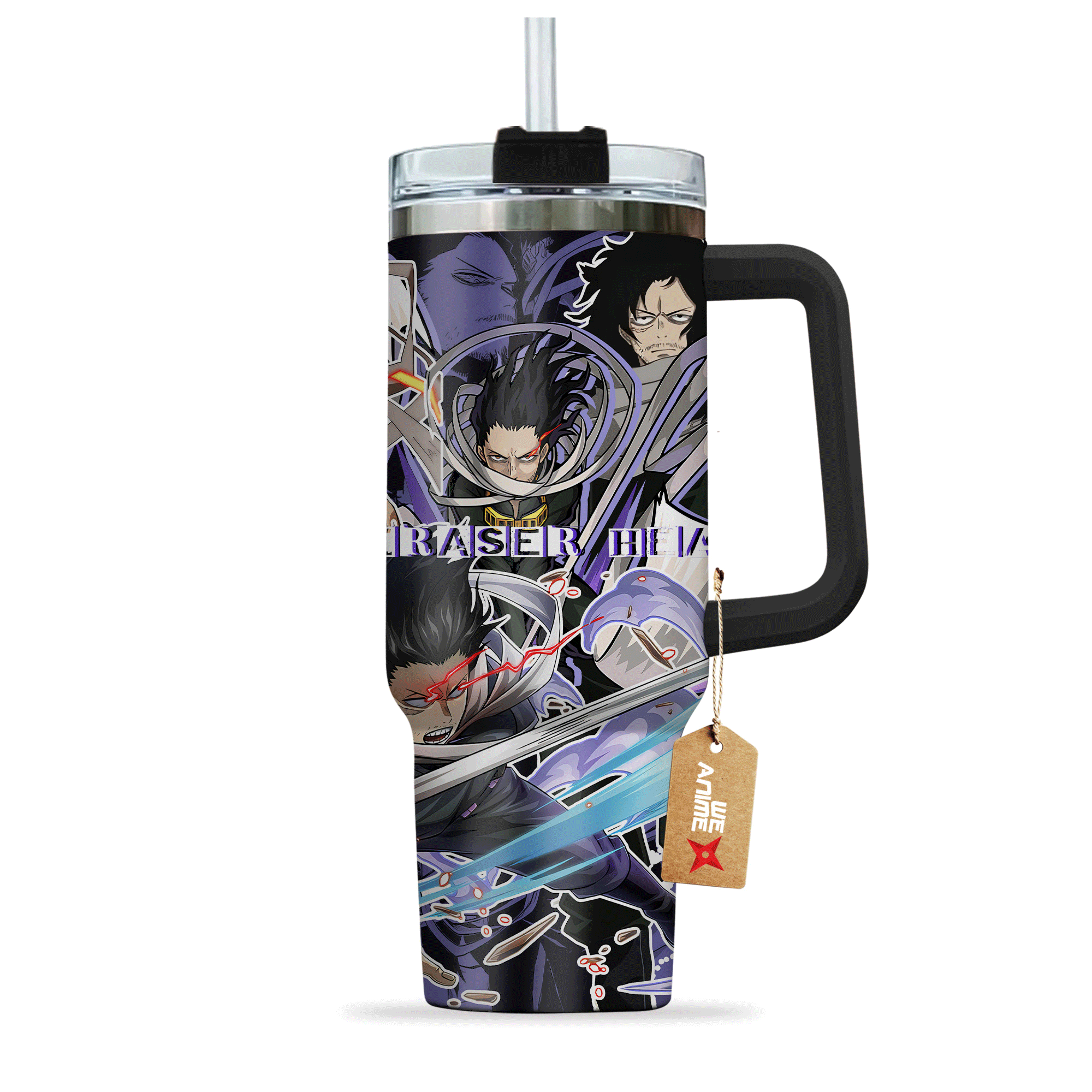 Shota Aizawa Eraser Head My Hero Academia Anime Custom Stanley Cup 40 oz 30 oz Tumbler With HandleTVC2301148 - Image 2