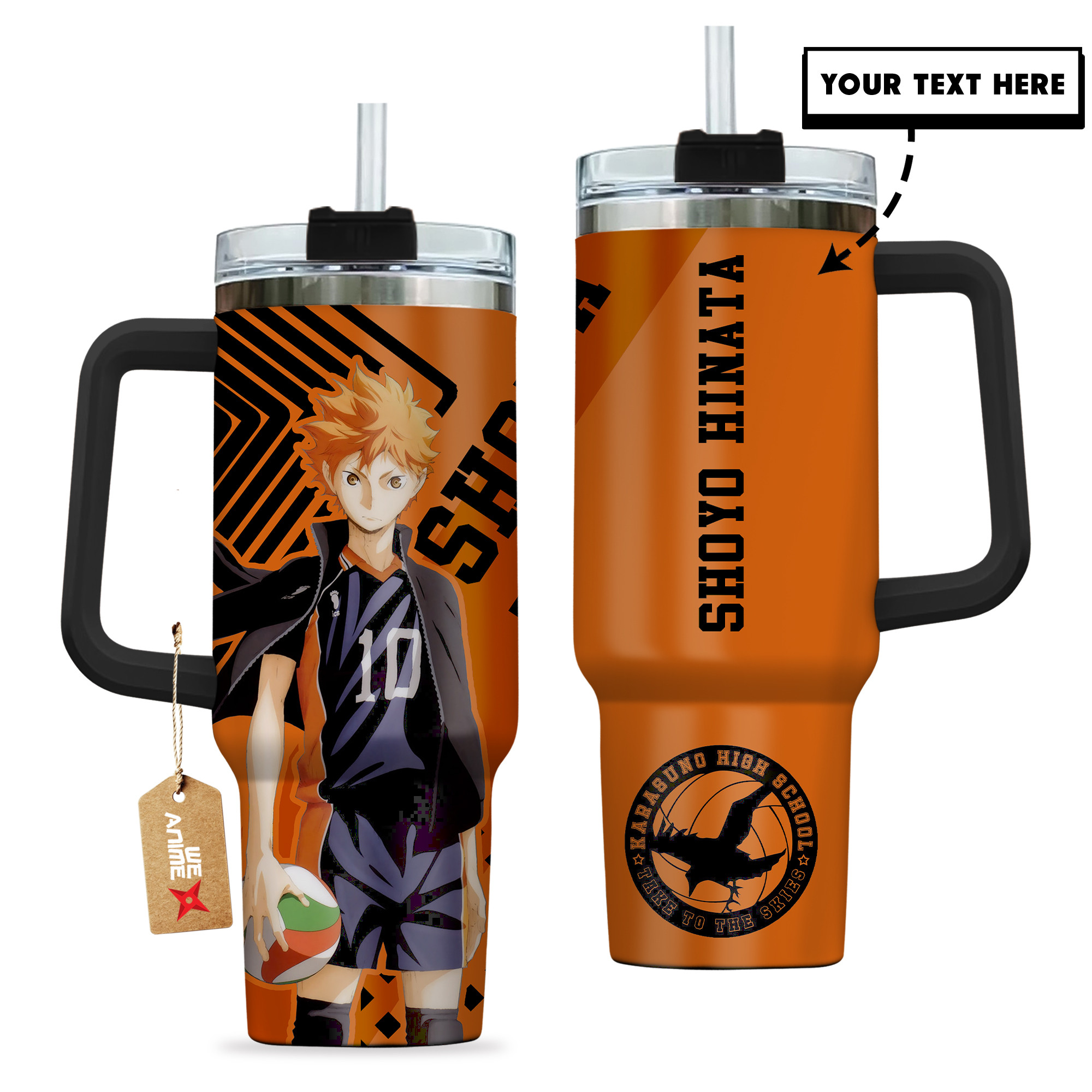 Shoyo Hinata Haikyu!! Anime Custom Stanley Cup 40 oz 30 oz Tumbler With HandleTVC2301142 - Image 2