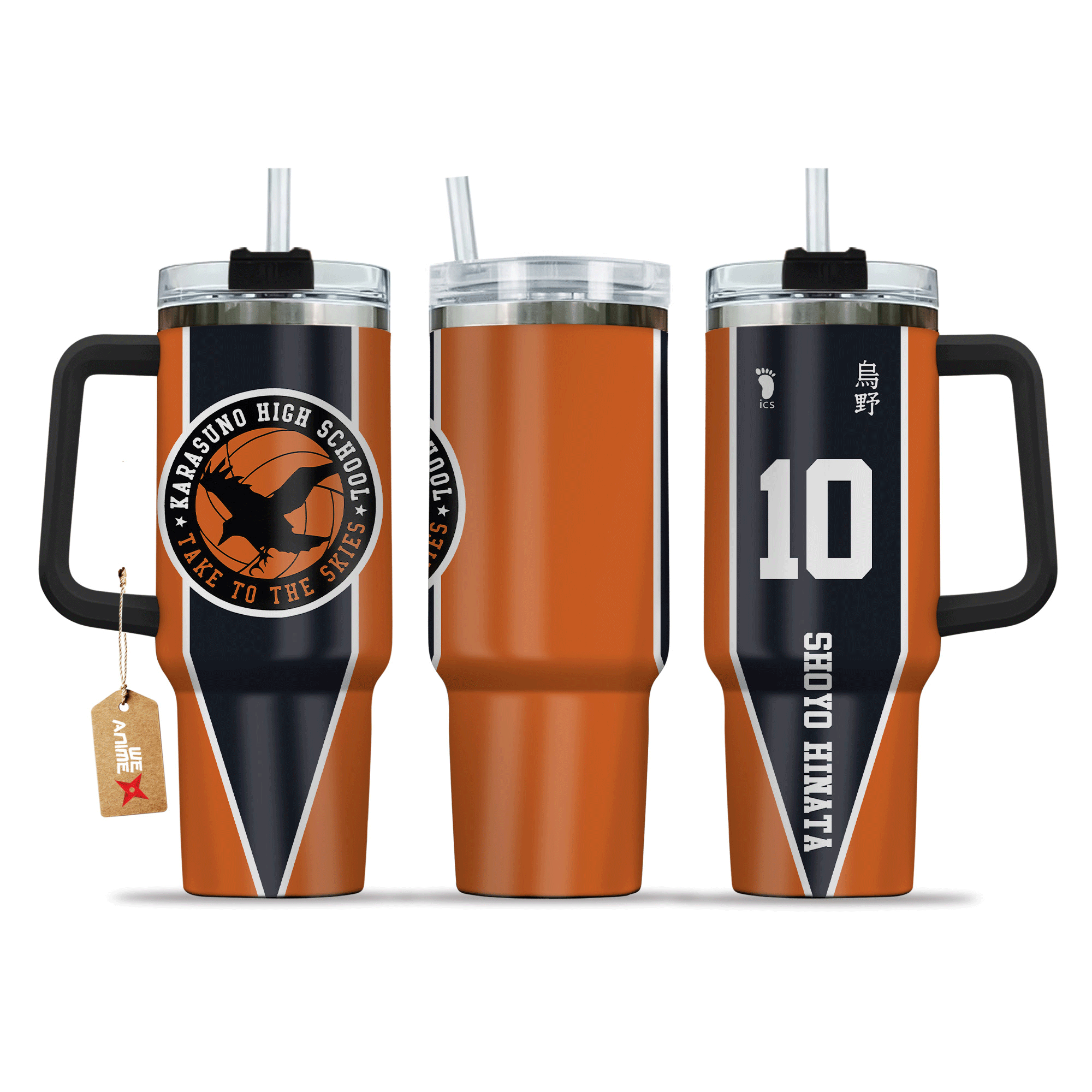 Shoyo Hinata Haikyuu Anime Custom Stanley Cup 40 oz 30 oz Tumbler With HandleTVC2301211